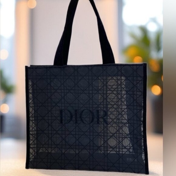 ✨FLASH SALE✨ Dior Mesh Tote, Black - Picture 3 of 4
